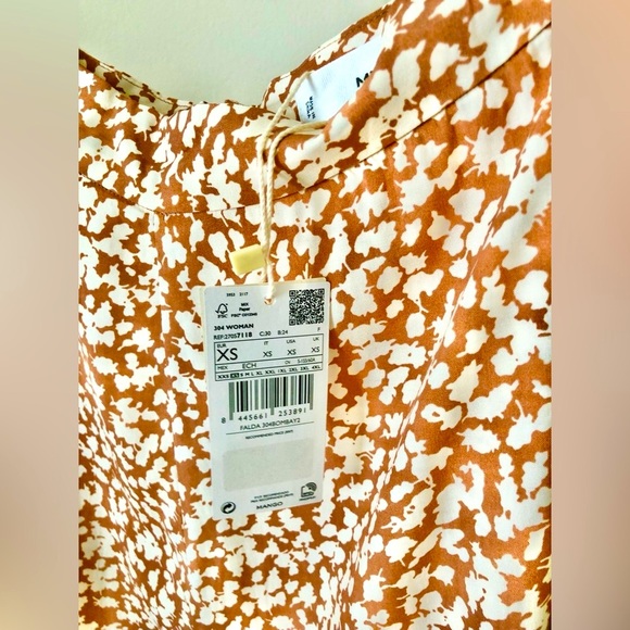 Mango Flowy Printed Midi Skirt - Picture 13 of 14